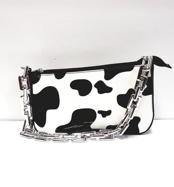 Cow Print Bag - Medium