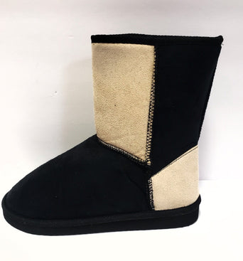 Color Block Suede Boot