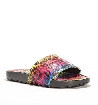 Industrial Slides - Multi-Color Snakeskin