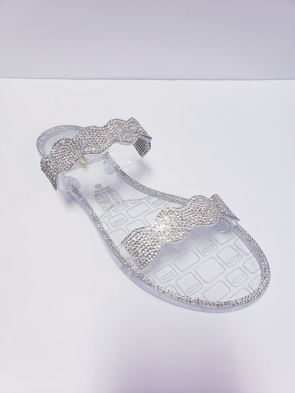 Curvy Crystal Sandal