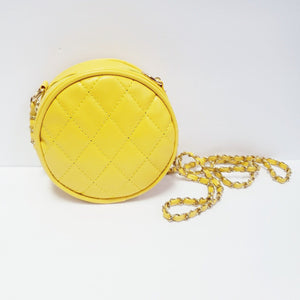 Round Satchel Crossbody Bag