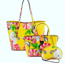 Load image into Gallery viewer, Floral Fashion Handbag