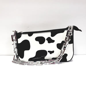 Cow Print Bag - Medium