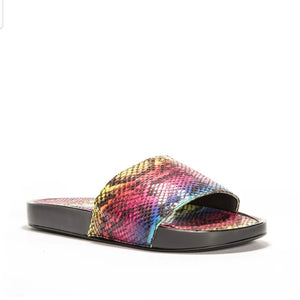 Industrial Slides - Multi-Color Snakeskin