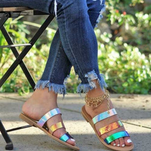 Tri-Strap Slides - Multi-Color