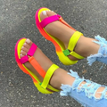 Velcro Sandals - Rainbow