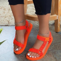 Velcro Sandals - Orange