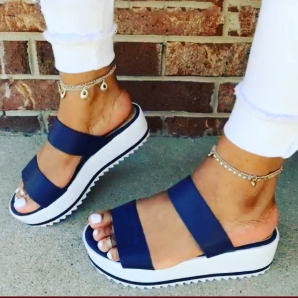 Rigid Platform Sandals