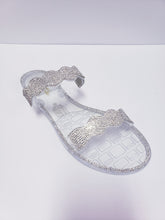 Load image into Gallery viewer, Curvy Crystal Sandal