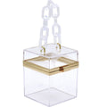 Clear Square Fashion Handbag