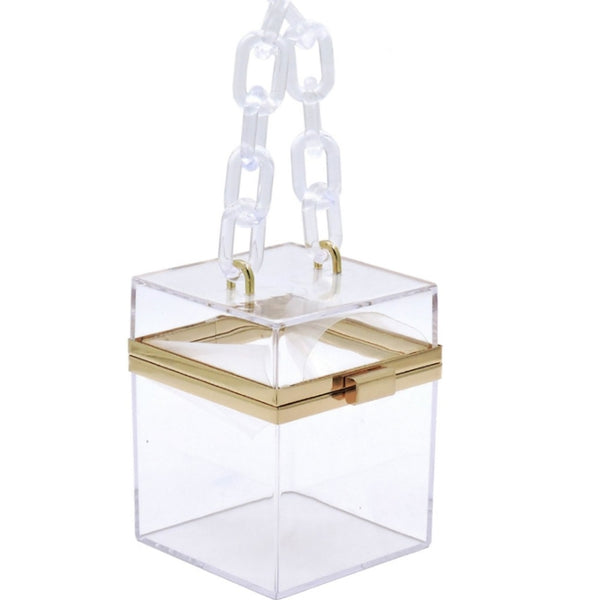 Clear Square Fashion Handbag