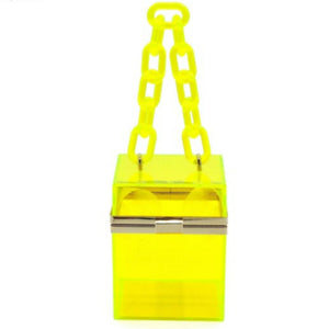 Clear Square Fashion Handbag