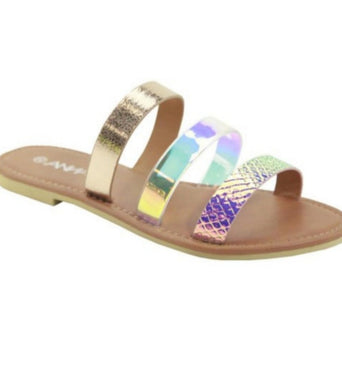 Tri-Strap Slides - Holo/Snake