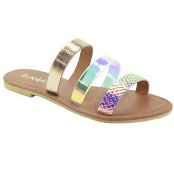 Tri-Strap Slides - Holo/Snake