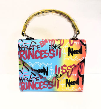 Graffiti Top Handle Bag