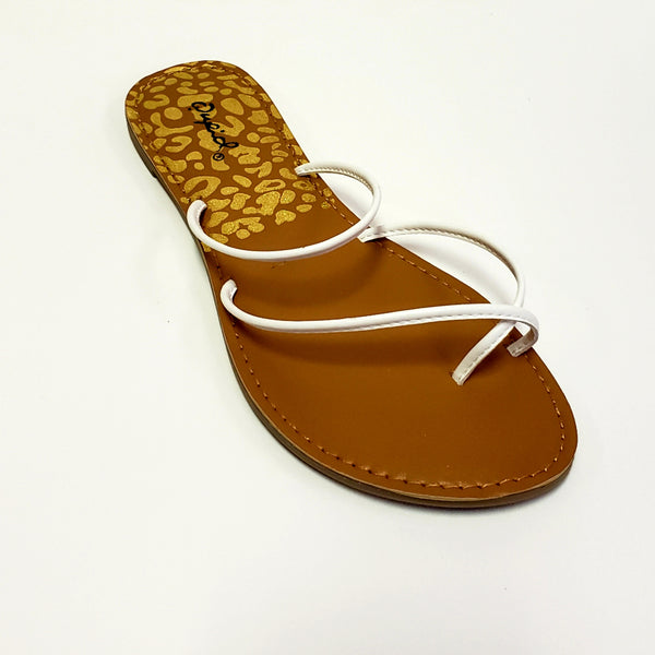 Single-Toe Strapped Slides